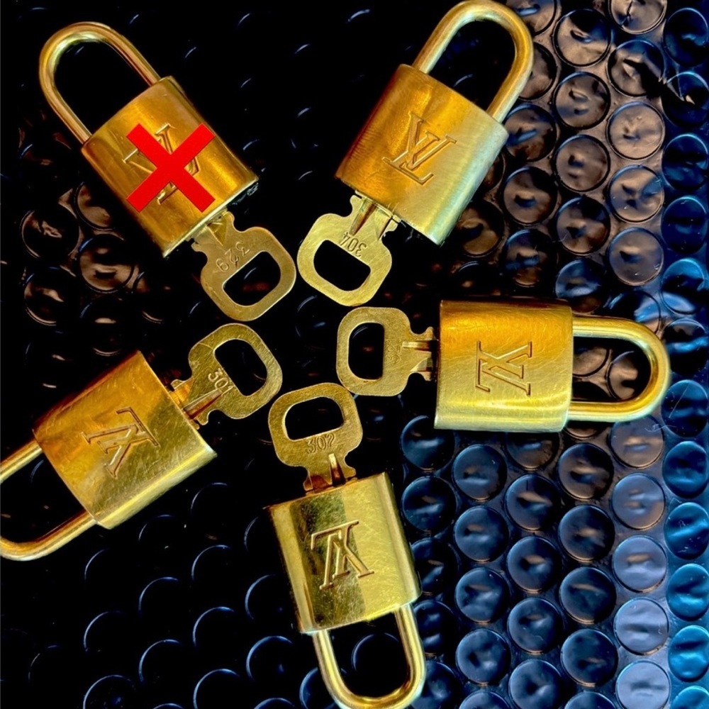 Louis Vuitton Lock and Key Sets YOUR CHOICE